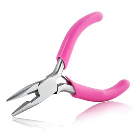 SPEEDWOX 3 Inches Chain Nose Pliers for Jewelry Making Miniature Pocket Plier Mini Jewelry Pliers Needle-Nose Pliers Mini Pliers Jewelry Making Pliers Micro Pliers Micro Needle Nose Pliers