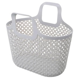 Plastic Shower Caddy Portable Organizer with Storage for Bath Toy Storage for Bathroom, College Dorm, Pantry, Kitchen (Grey) Shower Caddy Portable Shower Caddy