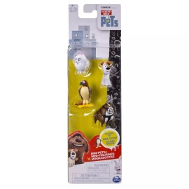 Spin Master The Secret Life of Pets Mini Pets Collectible Figures 4pk - Tiberius the Hawk