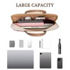 RAINYEAR 15.6 Inch Laptop Bag for Women, Protective Waterproof Large