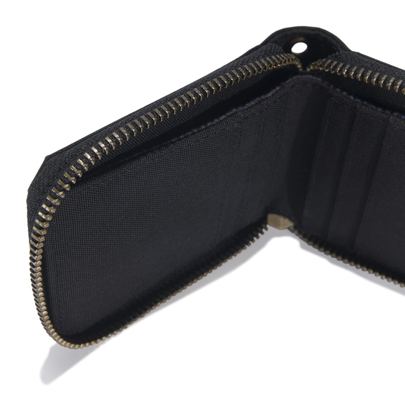 Carhartt Carhartt Men's Casual Canvas Zip, Durable Zippered Wallets, Black,