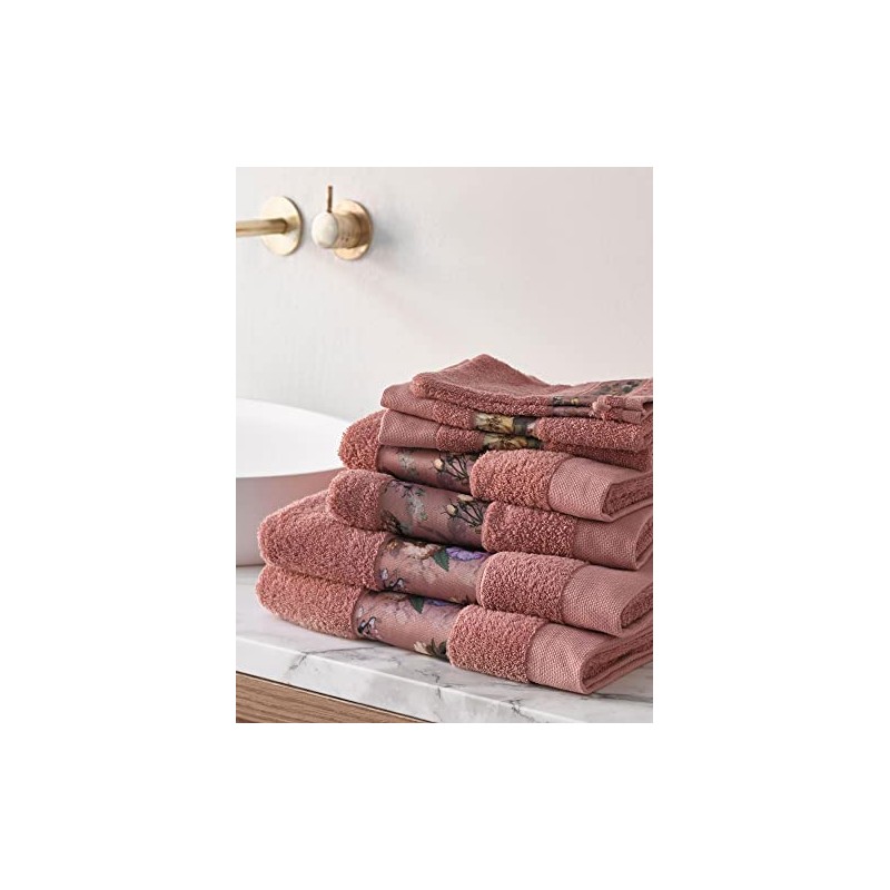 ESSENZA Fleur Dusty Rose Hand Towel 60 x 110 cm