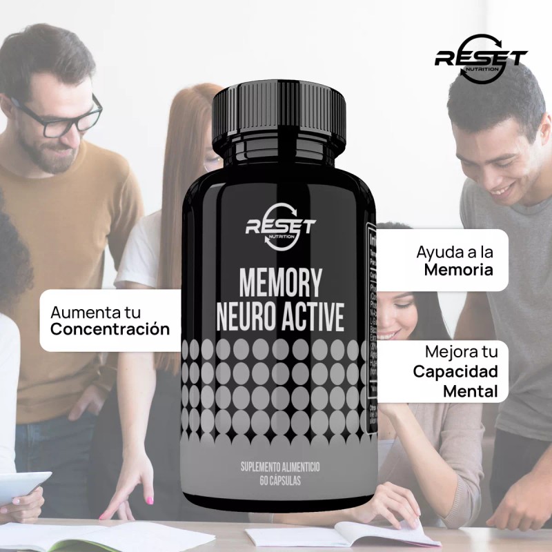 Reset Nutrition Memory Neuro Active Mind Matrix 60 Cápsulas Suplemento