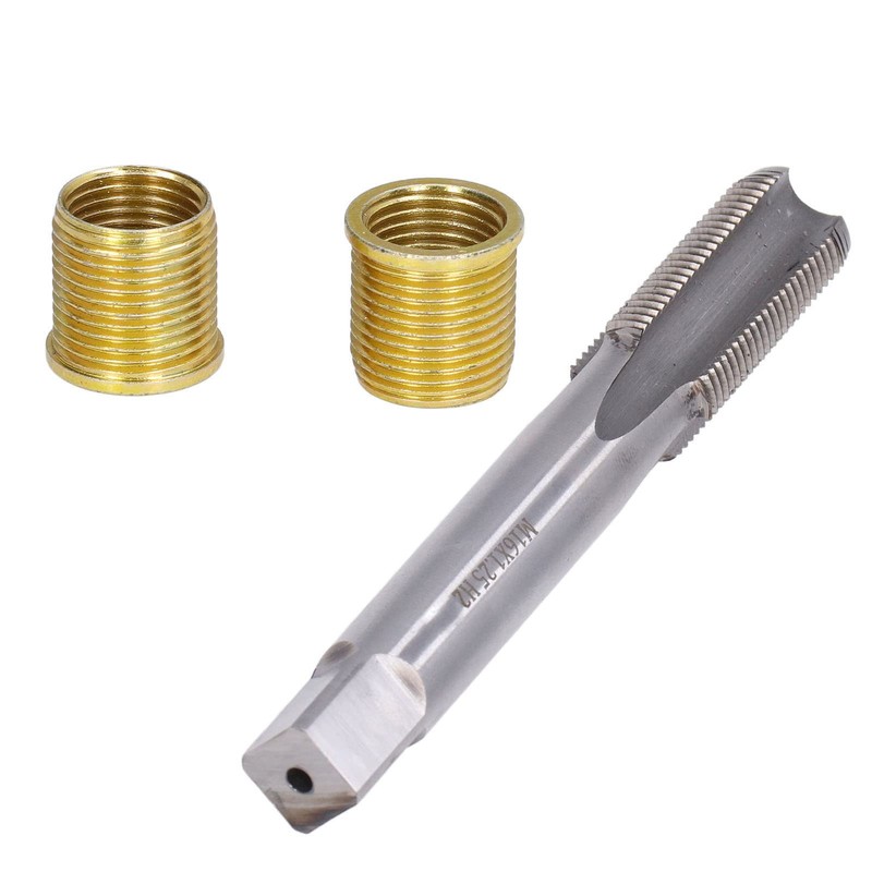 QANYEGN Glow Plug Thread Repair Tool Kit, HSS Tap Glow