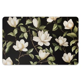 peacoblue Sticker for Bank Cards, White Magnolia, Custom Skin Cover Protection for Credit Debit Cards, 4 Styles, Waterproof, Scratch-Resistant Sticker for EBT Transport Key Card