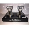 BINO Crystal Mirrored PRISM TOP DIAMOND RING Glass Door Knobs.