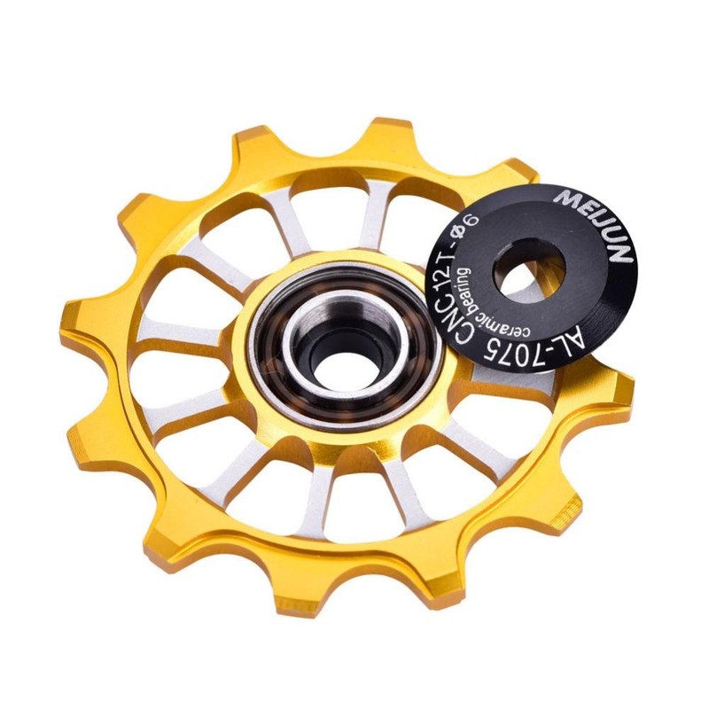 Rear Derailleur Wheels Bicycle Rear Derailleur Pulley Roller 12T Pulley