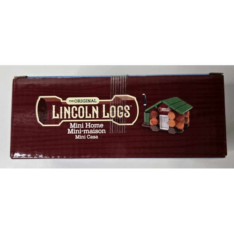 Lincoln Logs Mini Home 27 PC Building Set Original Mini