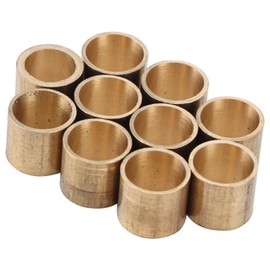 Zunate Pool Cue Ferrules, 9/9.5/10 mm Pool Billiard Cues Tips Copper Pool Cue Shaft Ferrule Replacement for Pool Table Billiard Pool Cue Care(9MM【No teeth】)