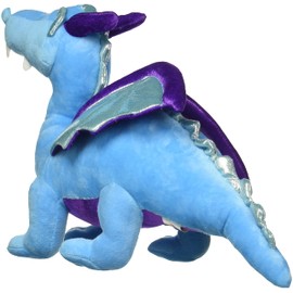 Aurora® Ferocious Dinos & Dragons Blue Dragon Stuffed Animal - Prehistoric Fun - Cuddly Companions - Blue 18 Inches