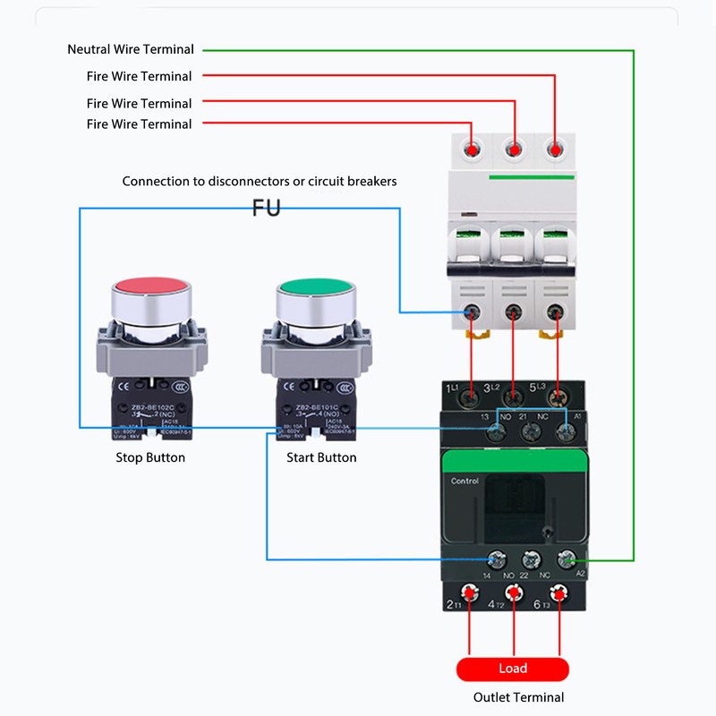 LC1D18 AC Contactor 380V Rated Voltage Industrial Electric AC Contactor