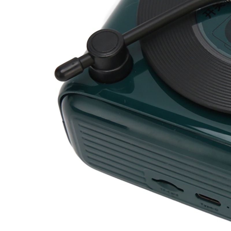Bluetooth 5.0 Speaker Vinly Record Player Style Old Fashioned Classic
