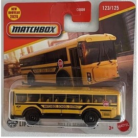 Matchbox mbx ev School Bus 123/125