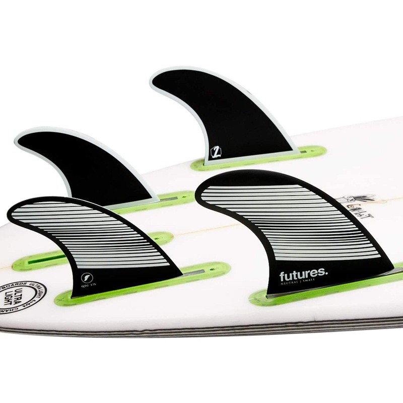 Futures F4 Legacy Five Fin Set Gray/Black