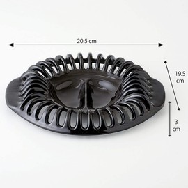 CtoC JAPAN Select Low Calorie Snack Range Black 8.1 x 7.7 inches (20.5 x 19.5 cm) Non-Oil Chip Cooker 759430 3cm