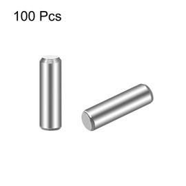 uxcell 3 x 10mm(Approx 1/8") Dowel Pin 304 Stainless Steel Wood Bunk Bed Dowel Pins Shelf Pegs Support Shelves 100Pcs