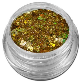 Glamour Mix Glitter Powder Gold Nail Art