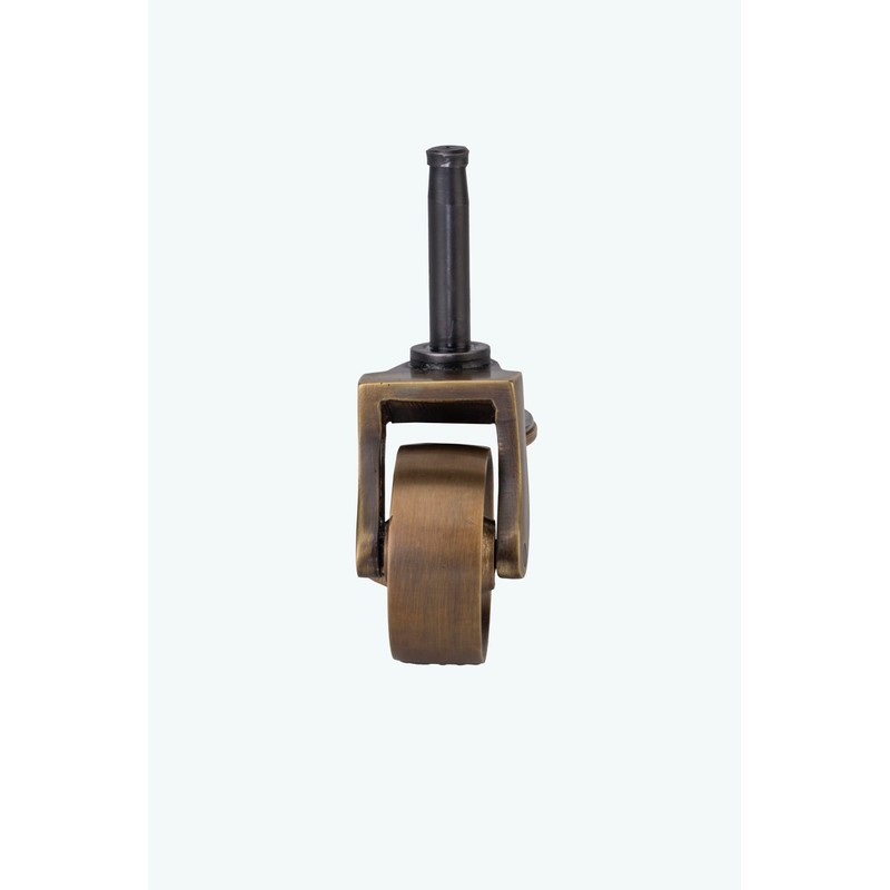 STALLION HARDWARE Antique Brass Caster Wheels 1 3/8Inch Wheel Diameter