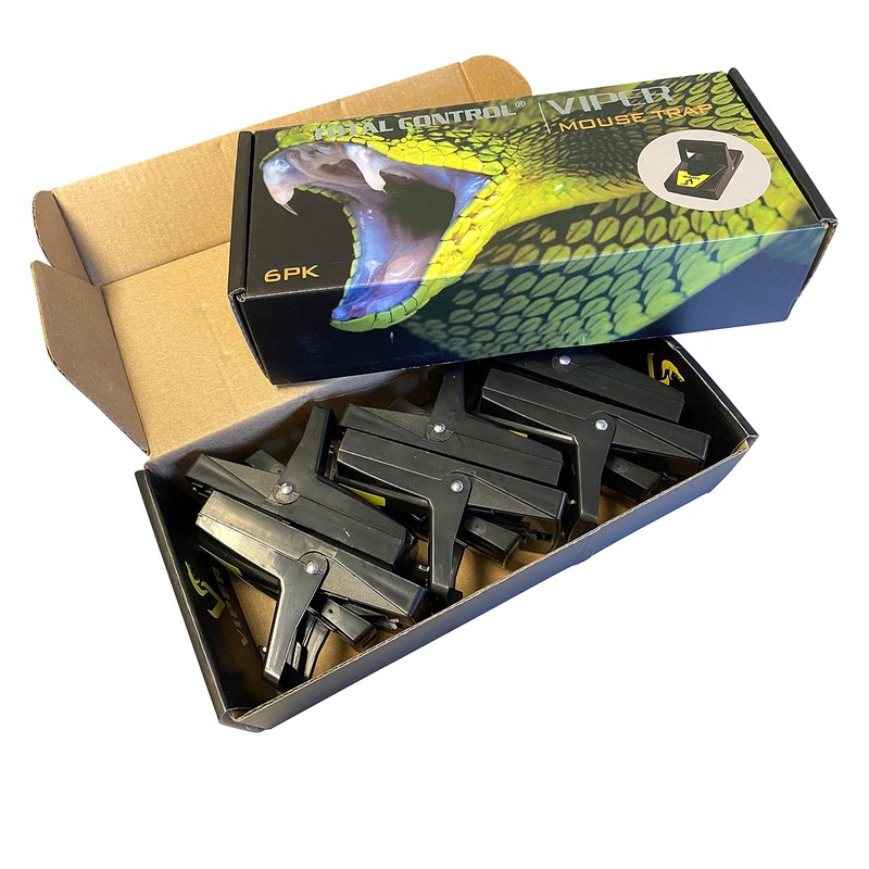 Viper Mouse Traps Lightning Fast Snap Trap, Premium Disposable or