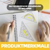 Set of 2 Geo Triangles - 20 cm and 14