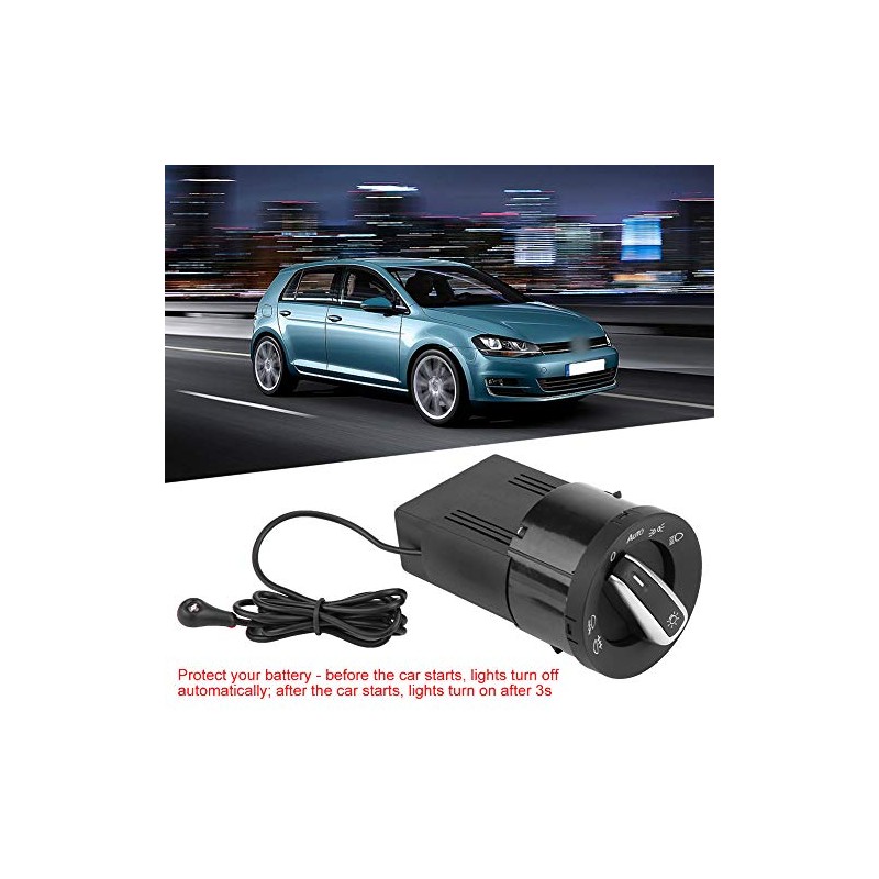Keenso Auto Headlamp Switch Light Sensor Module, Light Sensor Headlight