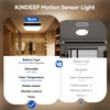 KINDEEP Rechargeable Motion Sensor Ceiling Light: Wireless Ceiling Light with