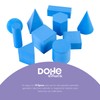 DOHE Educa Geometric Figures for Children, 10 Blue Geometric Shapes