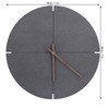 Nordic Style Simple Wooden Wall Clock Quartz Movement Wall Clock