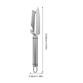 BESTONZON Multifunction Paring Knife Stainless Steel Peeler Gourd Grater Parer for Vegetable Fruit