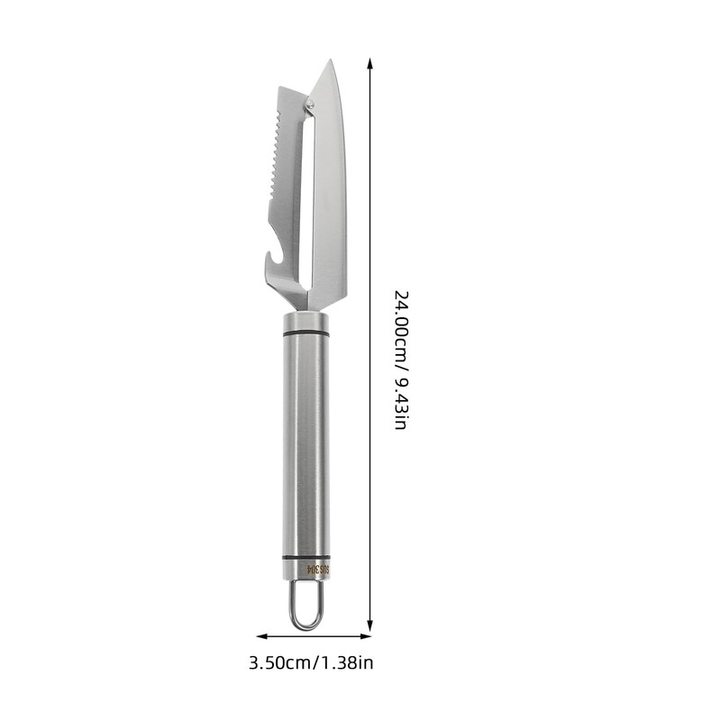 BESTONZON Multifunction Paring Knife Stainless Steel Peeler Gourd Grater Parer