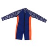 Children Diving Suit 2.5mm Neoprene Rubber Nylon Long Sleeve Blue
