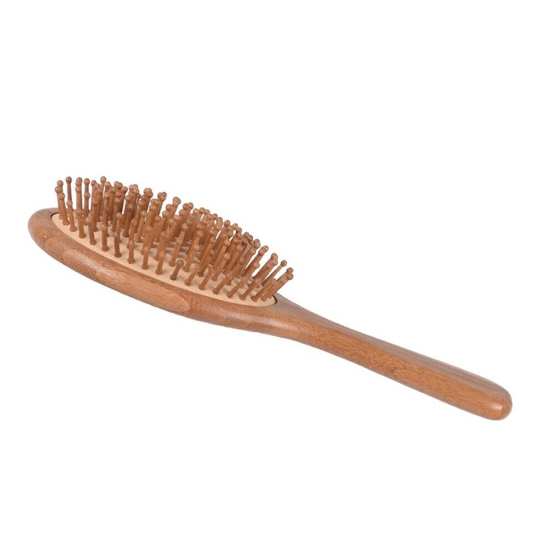 Kandid Luxury Wooden Hairbrush with natural striping - 70 bristles