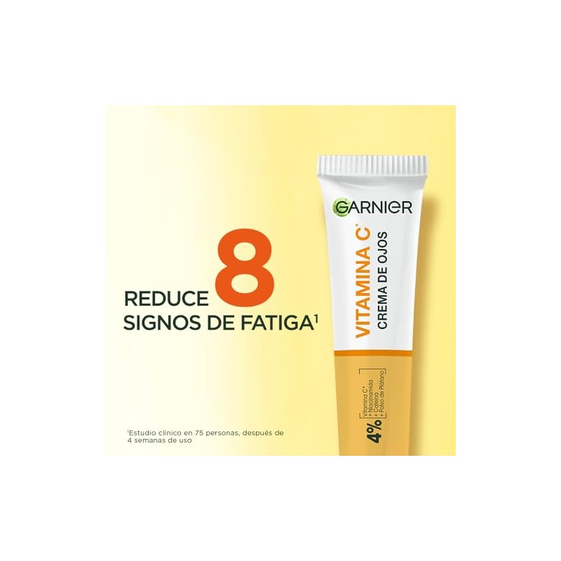 Garnier Express Aclara Crema Contorno de Ojos Iluminadora Vitamina C,