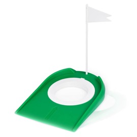 Mini Putting Mat Indoor Golf, Putting Practice Golf Putting Mat with Flag, Golf Equipment for All Skill Levels Golf Putting Aids Small Golf Game Simulator for Home, for Backyard Indoor Outdoor