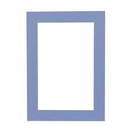 17x23 Mat Bevel Cut for 14x20 Photos - Acid Free Brittany Blue Precut Matboard - For Pictures, Photos, Framing - 4-ply Thickness
