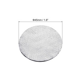 PATIKIL 1.8" Dia.Incense Burner Pad, 10 Pack Coil Incense Holder Aluminum Black Ash Catcher Fireproof Incense Cone Mat for Yoga Spa Room Home Office