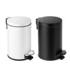 Cesun 1.2 Gallons Small Trash Can with Lid, White Bathroom