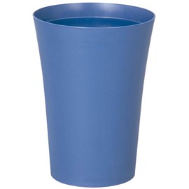 Shinkyo Synthetic Dragonfly Eco Friendly Trash Can, Wastebasket, 2.7 gal (7.3 L), Biomass Blend, Navy, Diameter 8.7 x Height 11.8 inches (22 x 30 cm), Made in Japan