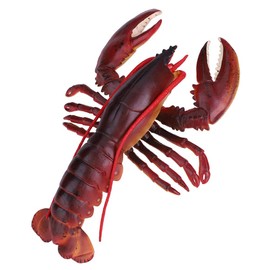 Plastic Lobster Decor, Safe Lobster Toy, for Kids Toy Home Stage(Dark-Australian Lobster, 23cm)