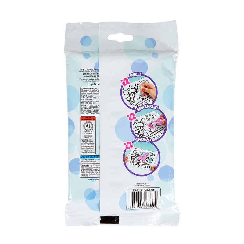 Crayola Sprinkle Art Say What Activity Kit, Word Art, Gift