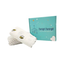 Starlight Starbright 100% Cotton Muslin Swaddle Blankets