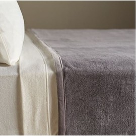 Berkshire Serasoft Plus Plush Polyester Blanket, Linen King