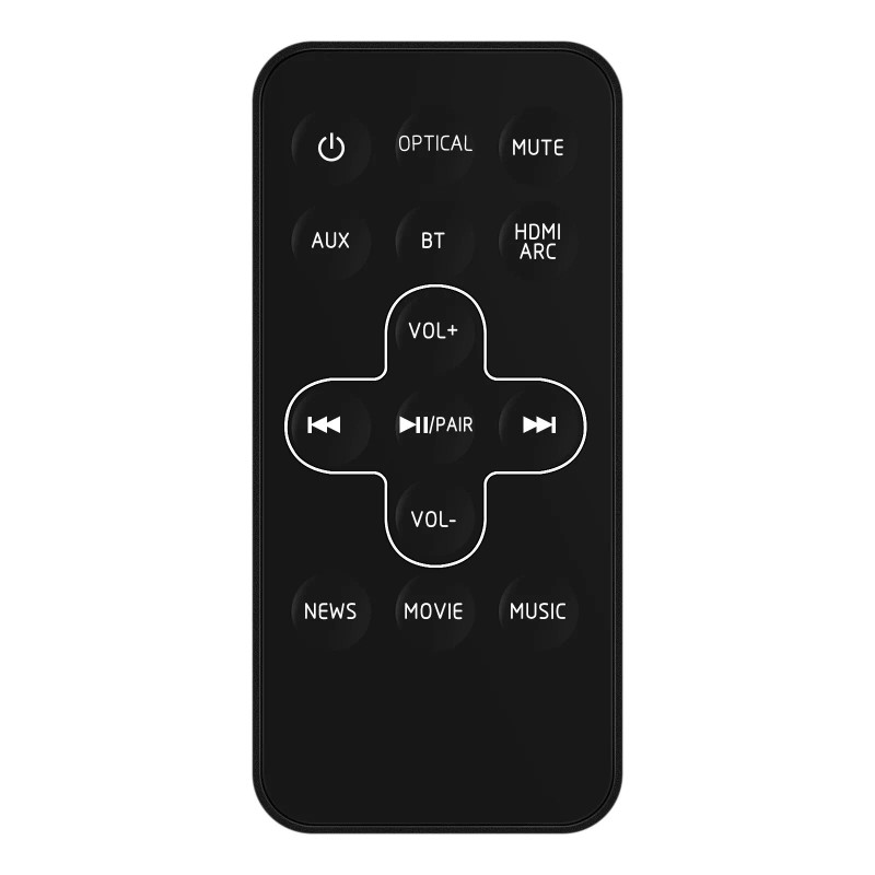 For TCL STV122 Replace Remote for TCL Alto 5/5+ TS5000
