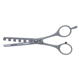 Kretzer Classic 5.5 Inch Hair Texturizing/Thinning Scissors, 5 Teeth, Removable Finger Rest (557614z05) - Made in Germany