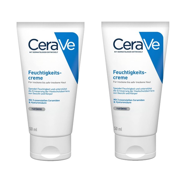 CeraVe - Moisturising Cream - 2 x 50 ml