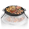Onlyfire Chef Cast Iron Griddle, Grill Cookware for Solo Stove