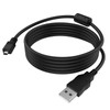 6.6FT USB Data Transfer Cable Compatible with Sony Cybershot DSC-H200