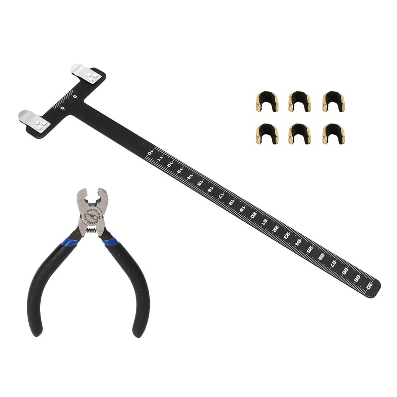 Bow String Nocking Points Pliers Set T Ruler Nocking Buckle