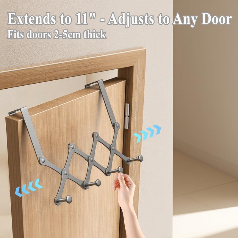 LERAO Over The Door Hooks,Over The Door Towel Holder,Owel Racks
