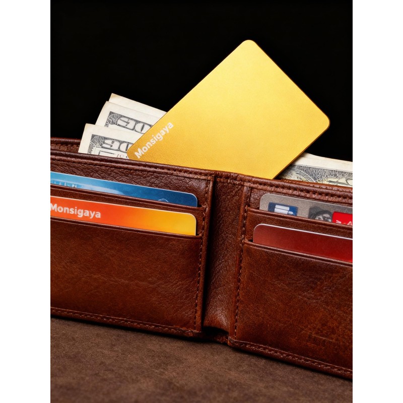 Monsigaya Ultra-thin Edition 20 Compartment Metal Storage Box(Golden)